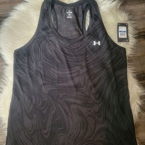 Under Armour Black & Gray Racerback Tank